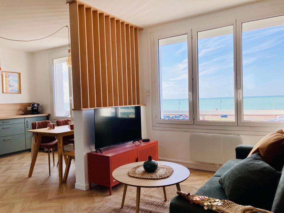 Reve Sale Appartement Vue Mer 2 A 4 Pers Dieppe Esterno foto